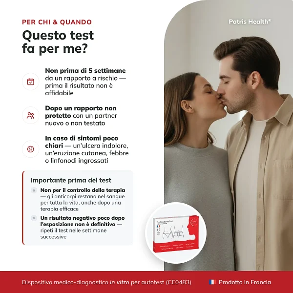 Patris Health Test Sifilide – utilità del test e informazioni principali
