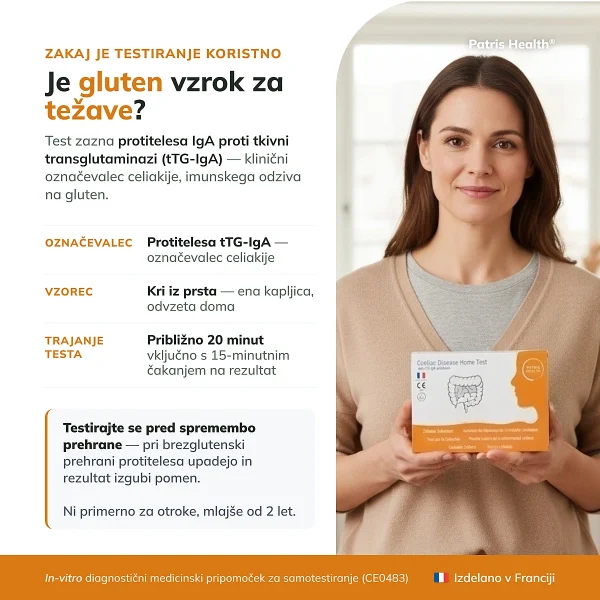Patris Health Test Celiachia – utilità del test e informazioni principali