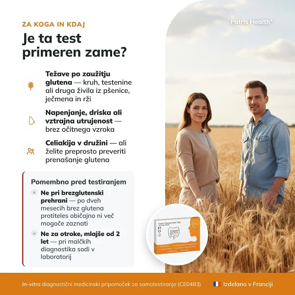 Patris Health Test Celiachia – per chi è indicato il test