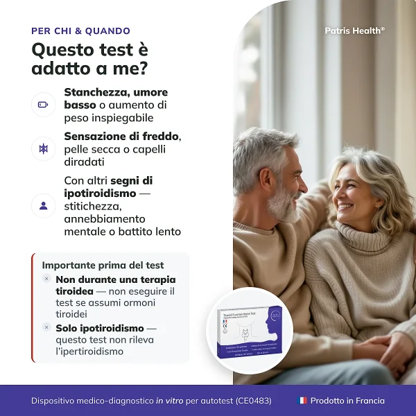 Patris Health Test Tiroide TSH – per chi è indicato il test