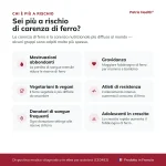 patris-health-test-carenza-di-ferro-risk-groups Infografica sui gruppi più a rischio di bassi livelli di ferro